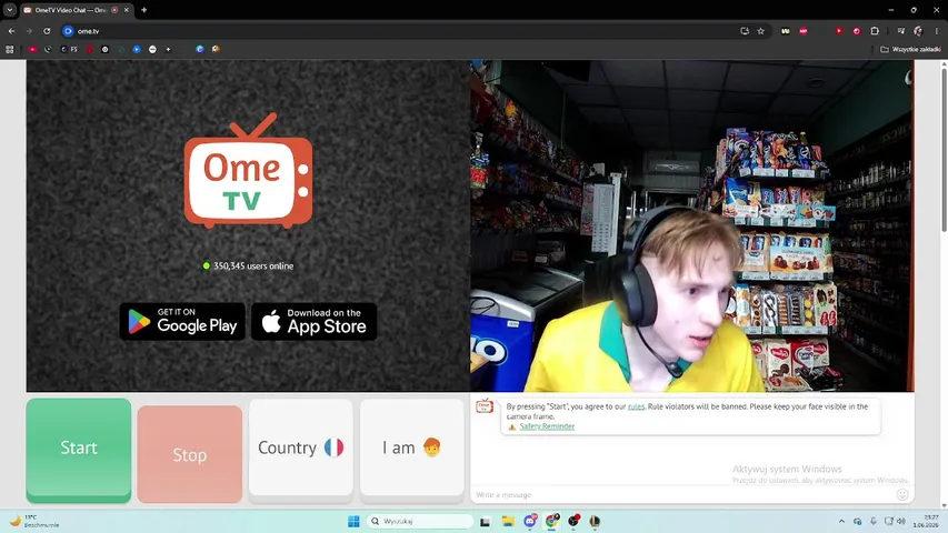 testowy streamek z nowym Ai grinskrinem
