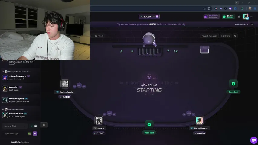 degenzane playing Gamble With Your Friends - Live Casino Stream
