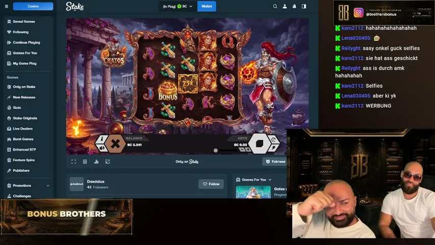 BrothersBonus playing Slots & Casino - Live Casino Stream