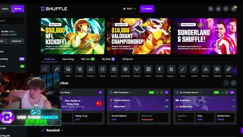 smackdowness playing Slots & Casino - Live Casino Stream