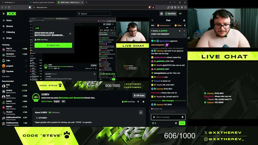 xxrev playing Slots & Casino - Live Casino Stream