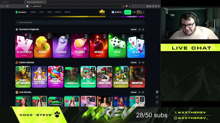 xxrev playing Slots & Casino - Live Casino Stream