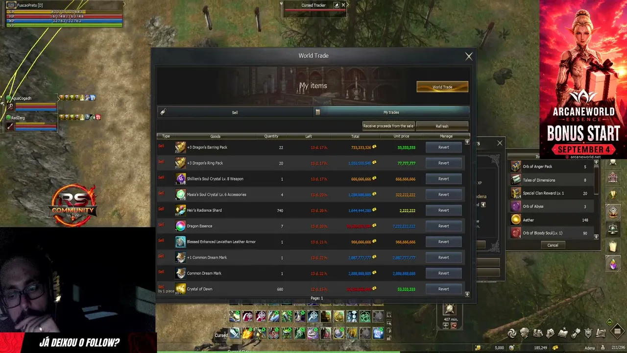 Arcane World Essence EU -   Yul Sagitarius Rank 1 .
Site Server : https://arcaneworld.net/br/essence