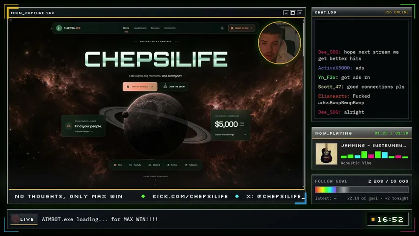 chepsilife playing Slots & Casino - Live Casino Stream