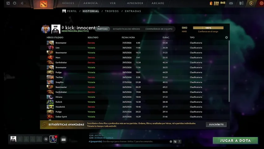 Palabra con "D" dota mas naaa