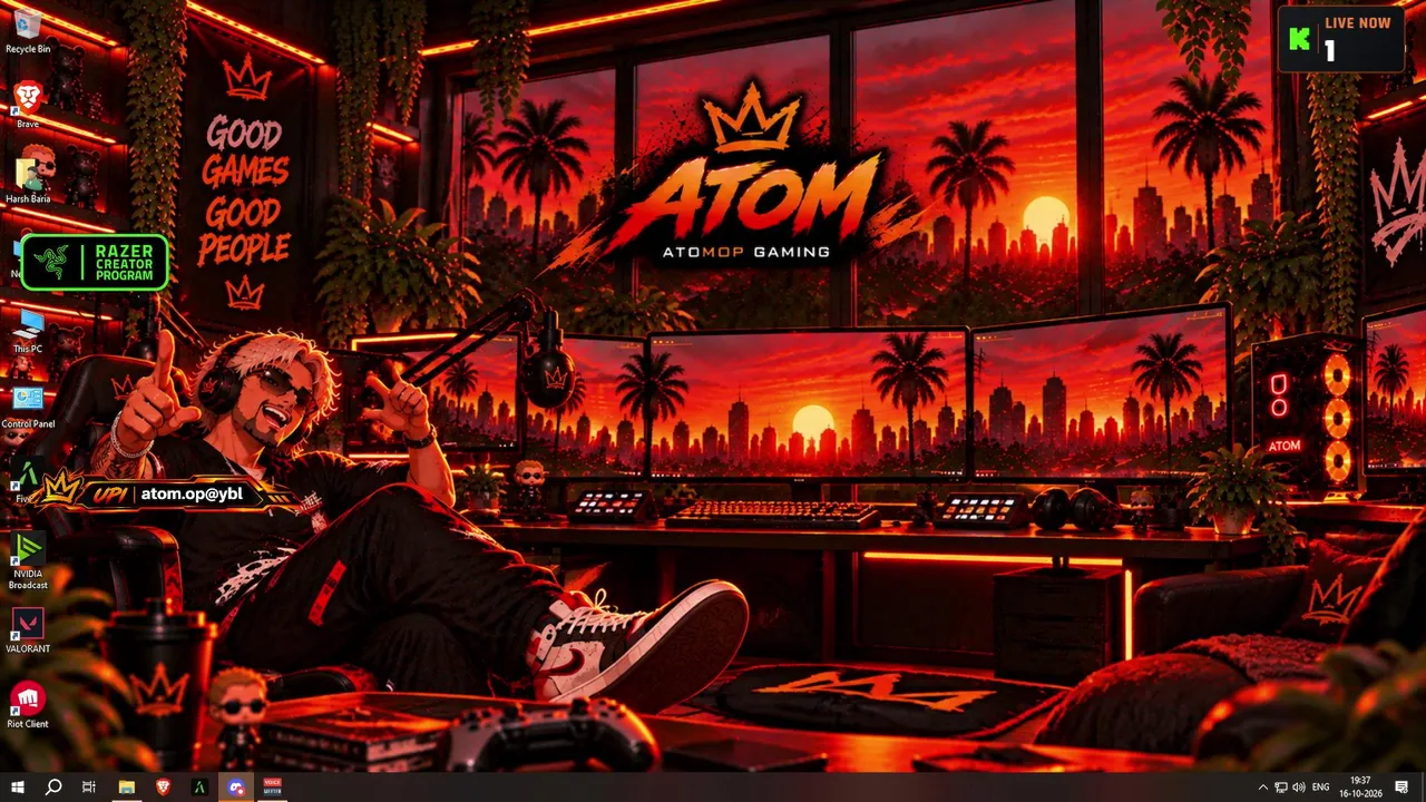 AtomOP live stream