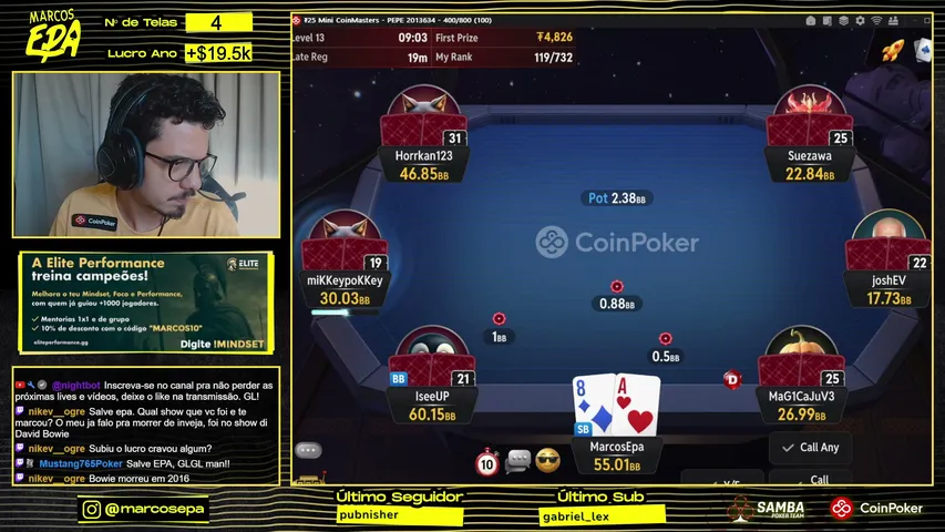 MarcosEpa playing Poker - Live Casino Stream
