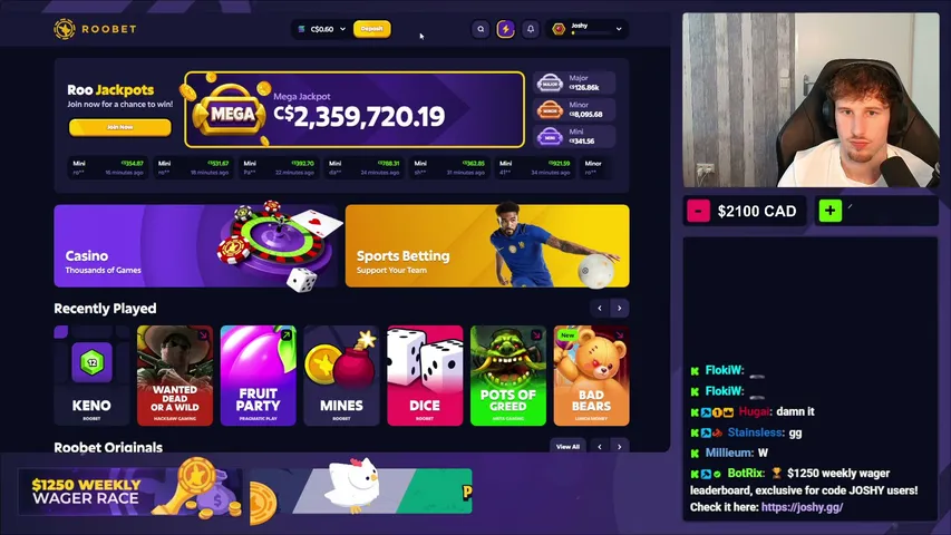 SLOT CALLS & GIVEAWAYS ON ROOBET | !ROOBET !DC !LB