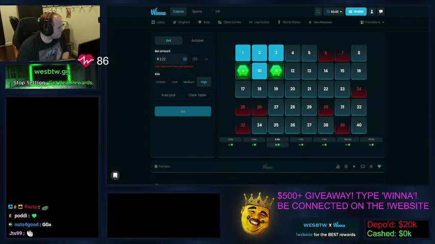 wesbtw playing Slots & Casino - Live Casino Stream