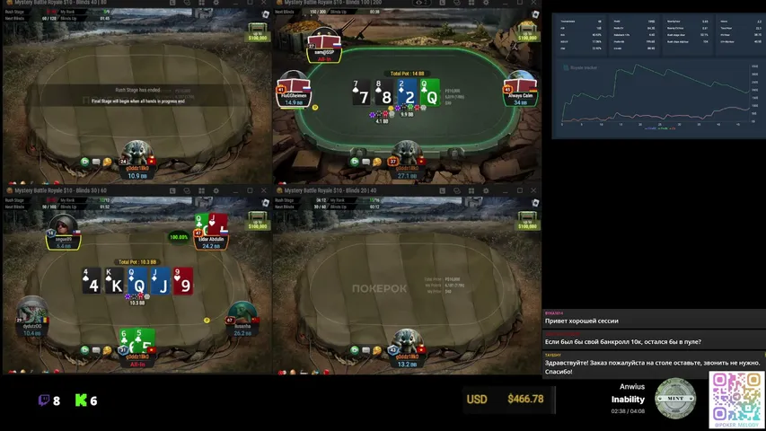 shansure playing Poker - Live Casino Stream