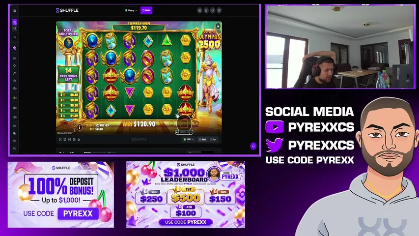 PYREXXGamble playing Slots & Casino - Live Casino Stream