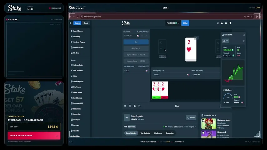 bonohamilton playing Slots & Casino - Live Casino Stream