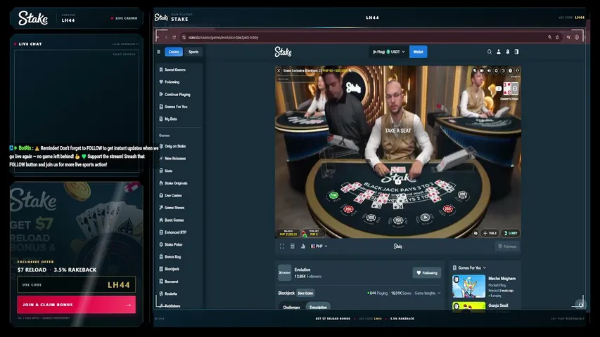bonohamilton playing Slots & Casino - Live Casino Stream