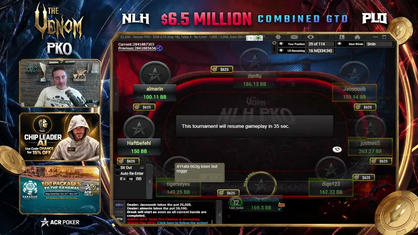 acrpoker playing Poker - Live Casino Stream