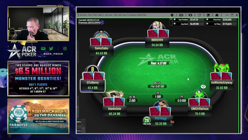 acrpoker playing Poker - Live Casino Stream