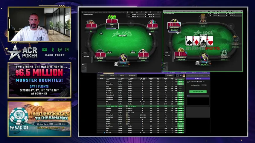 acrpoker playing Poker - Live Casino Stream