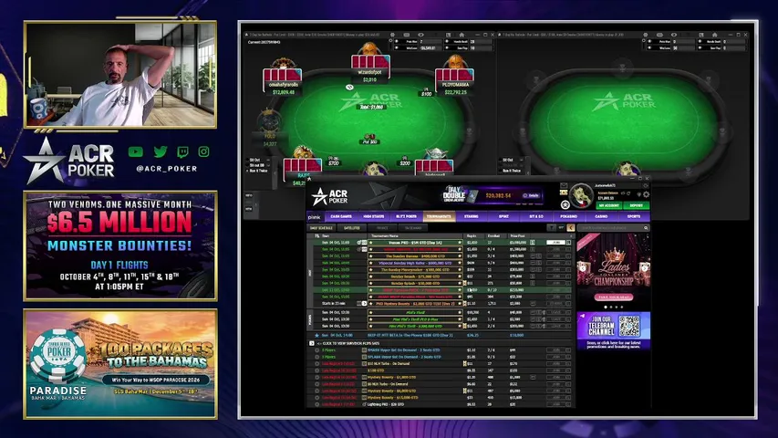 acrpoker playing Poker - Live Casino Stream
