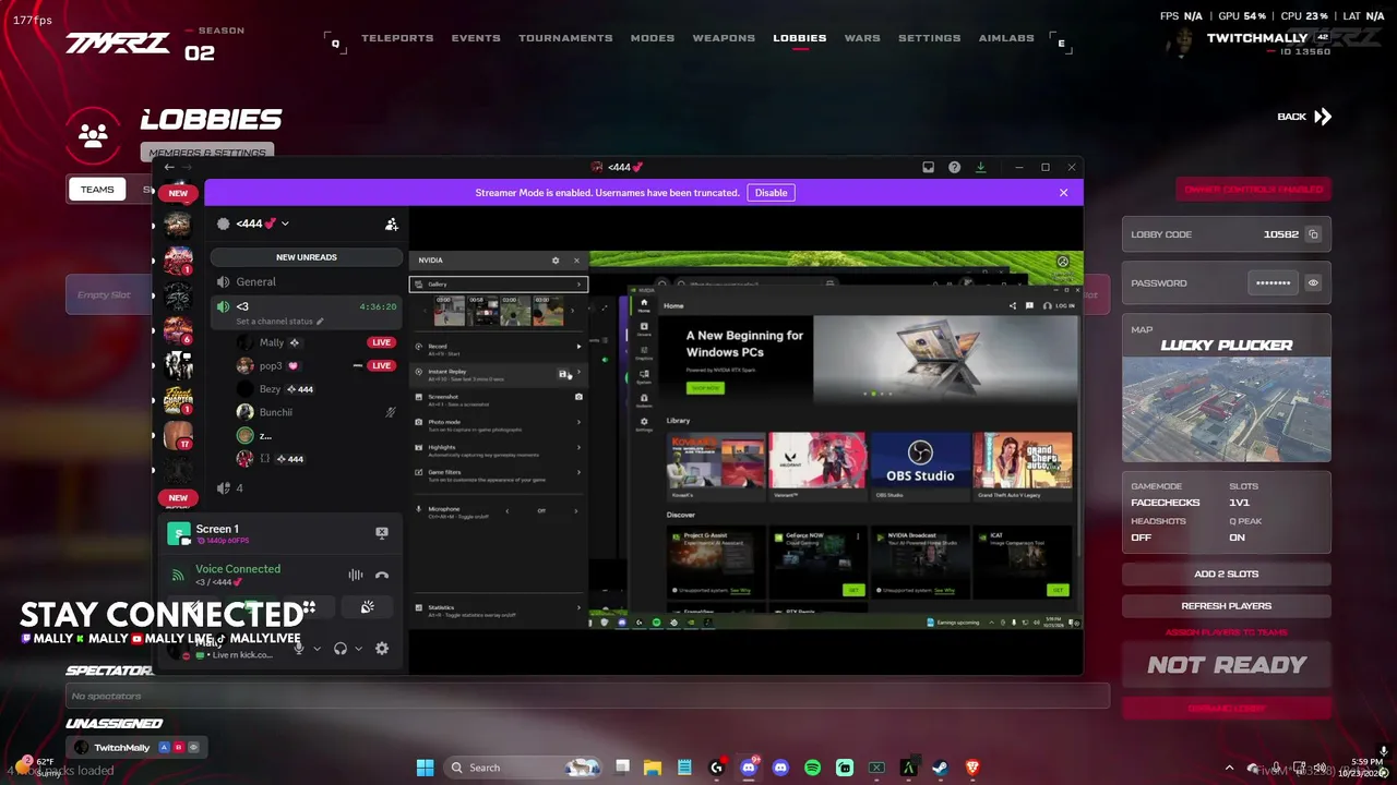 TMFRZ | Streamers