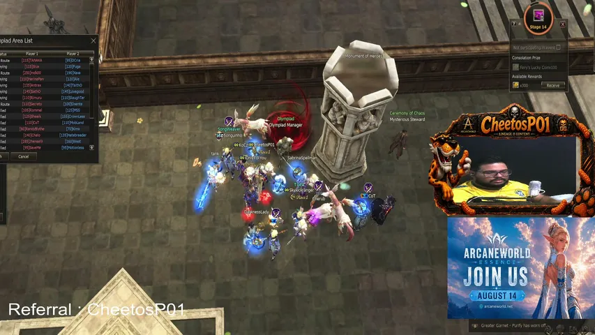 cheetosp01 Lineage 2 stream image