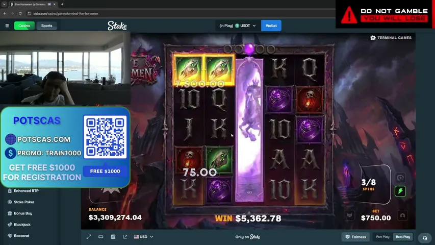 trainwreckstaj playing Slots & Casino - Live Casino Stream