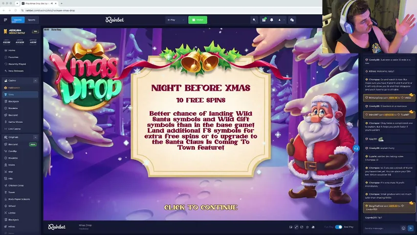 bundysloth playing Slots & Casino - Live Casino Stream
