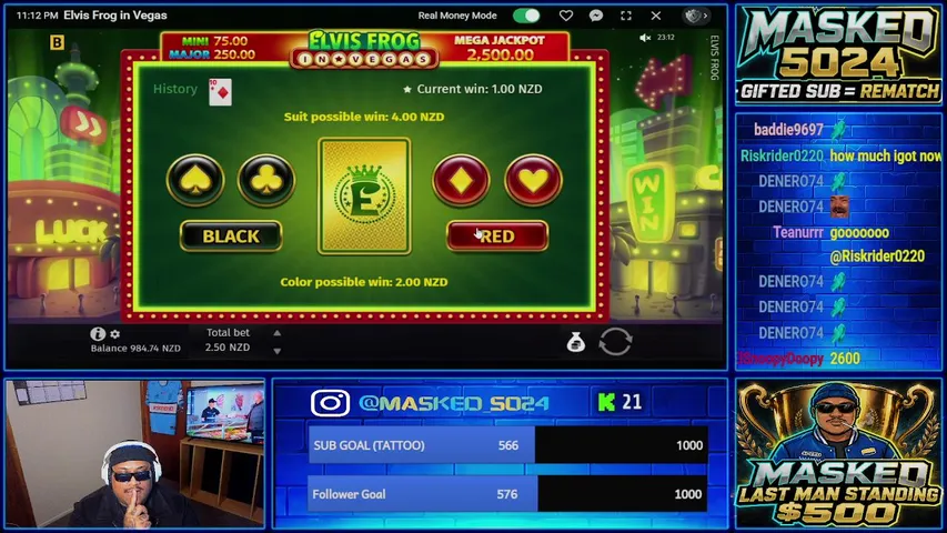 $500 TOURNEY DRAWN TODAY!!