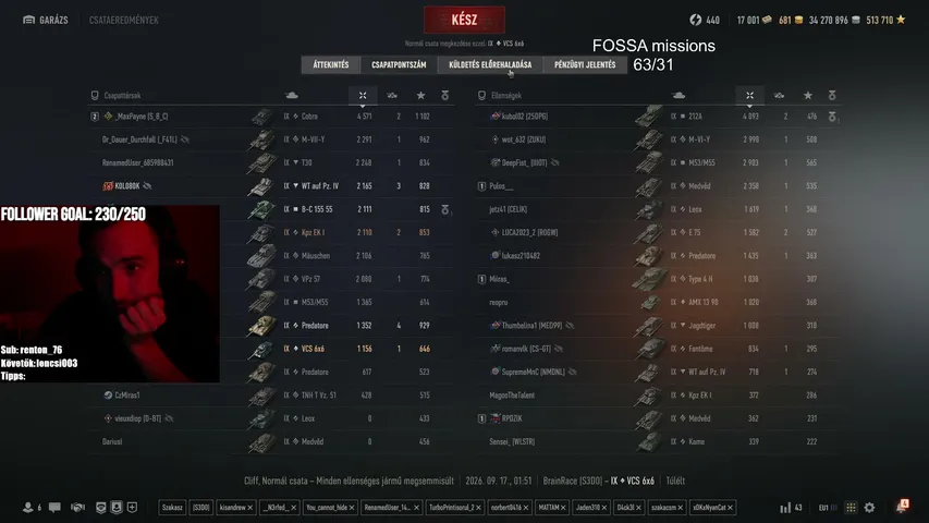 🔥HU/ENG🔥{219/365} | FOSSA küldetések! || Blesk/Selma/Ogar/SPHT/BlackRock✅ || ||  ||  |  !yt !dc !tiktok !clip !blerps