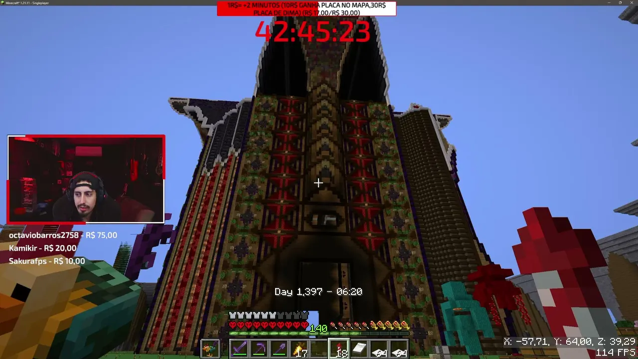 LIVE INFINITA! #minecraft