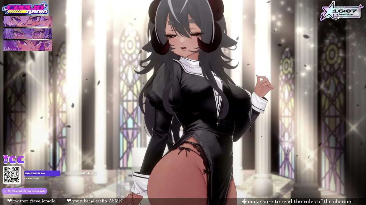 💢💤【+18 LEWD ASMR】depraved nun offers twisted healing ~💜!cc !discord !socials