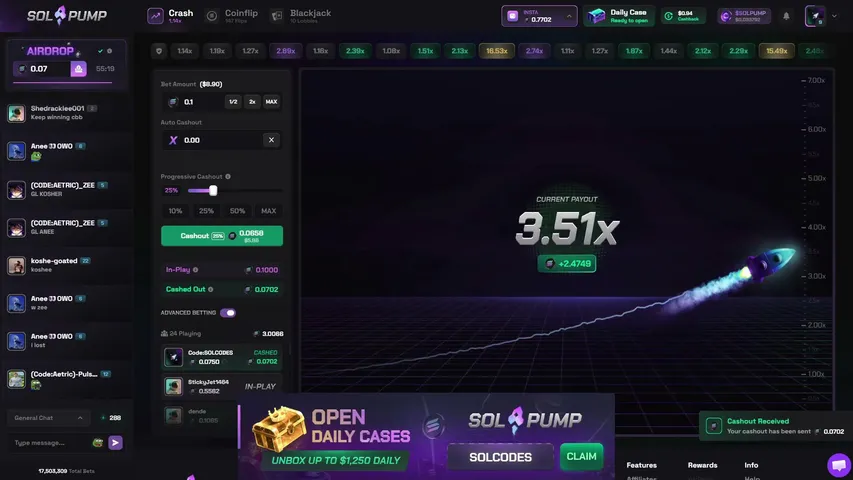 Solpump247 playing Slots & Casino - Live Casino Stream