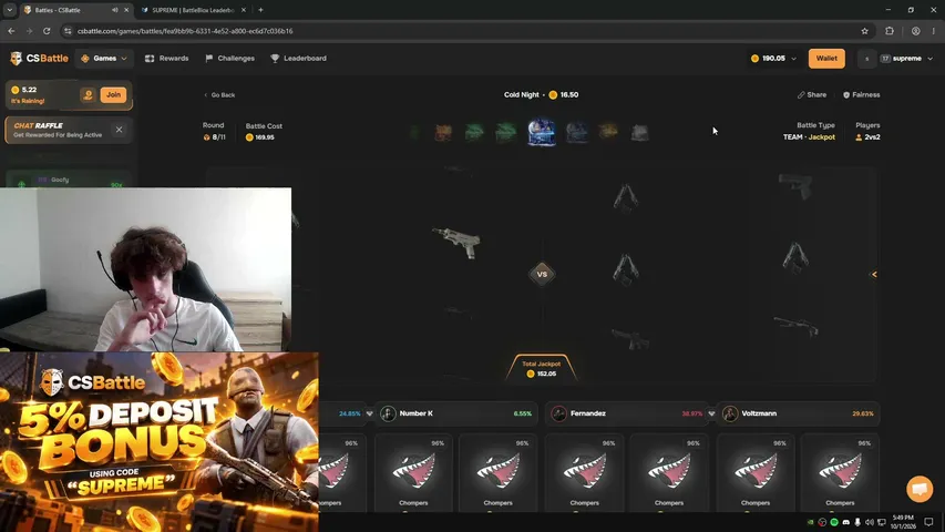 supremeflips playing Slots & Casino - Live Casino Stream