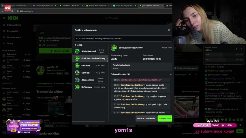 yom1s playing Just Chatting - Live Casino Stream