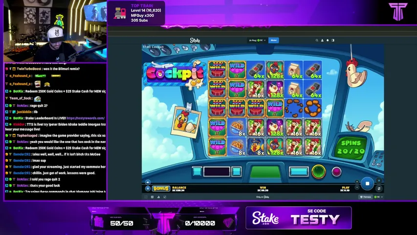 testy playing Slots & Casino - Live Casino Stream