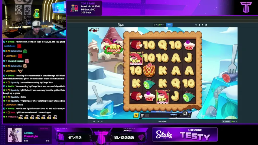testy playing Slots & Casino - Live Casino Stream
