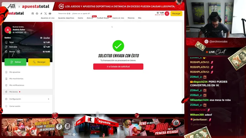 APUESTA TOTAL DE DIA Y DE NOCHE  !AT