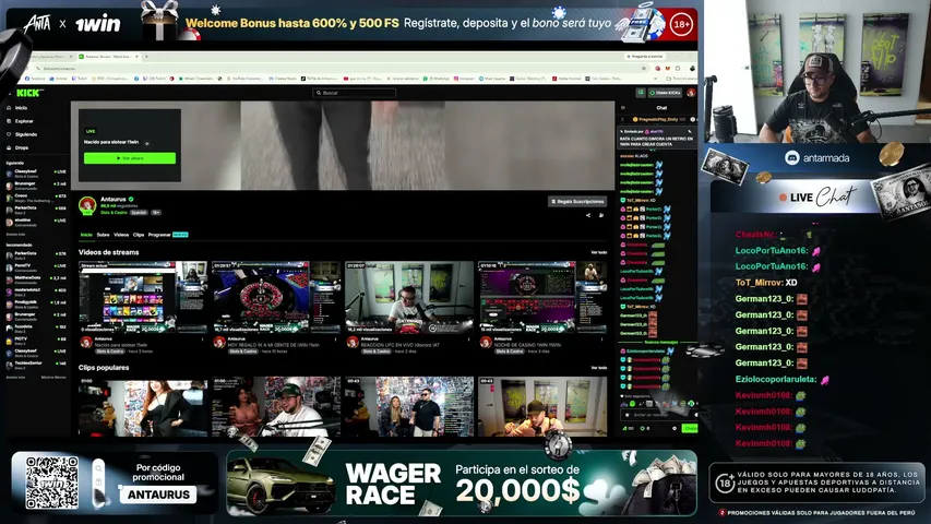 antaurus playing Slots & Casino - Live Casino Stream