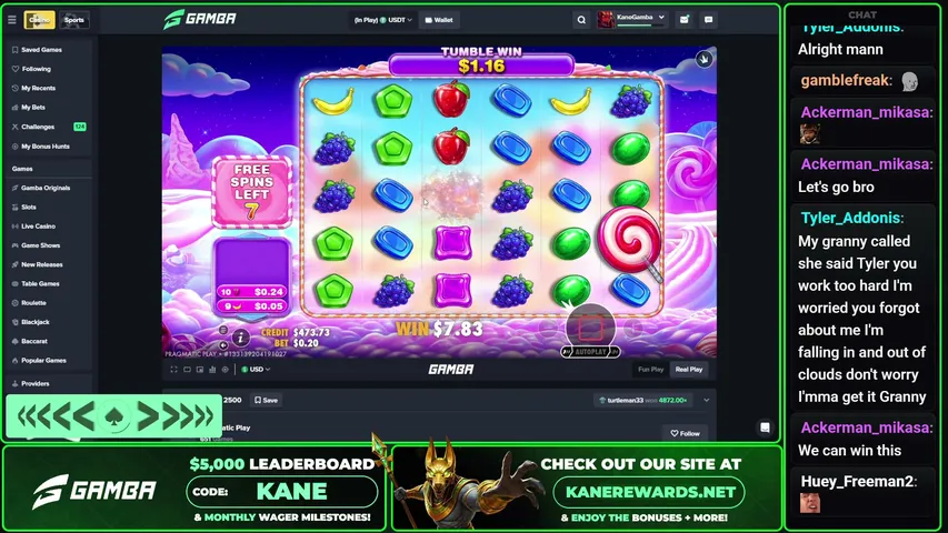 💥 $1.5K RAW ON GAMBA 💥 | Monthly Leaderboard + Extra Bonuses | !gamba