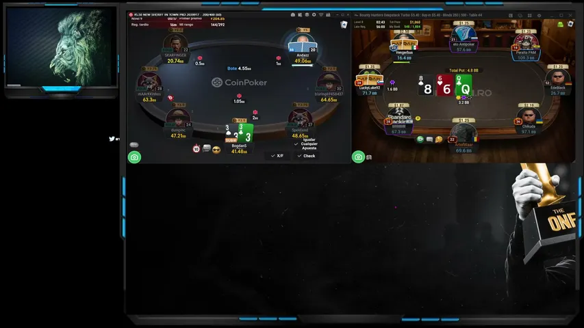 bogdanpoker playing Poker - Live Casino Stream