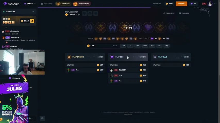 julsy playing Slots & Casino - Live Casino Stream