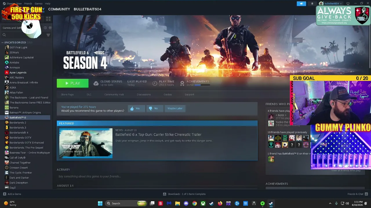 bulletbait604 live