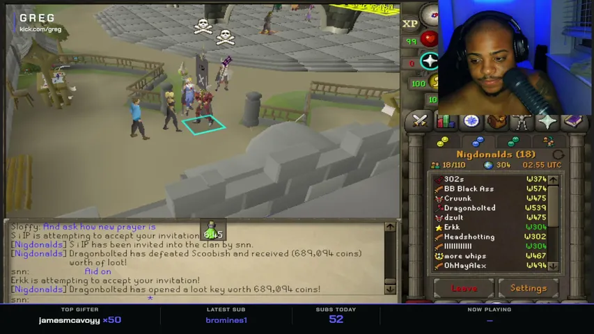 Live preview of greg's Kick stream