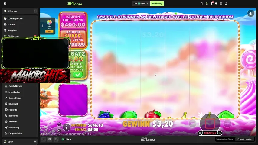 mahorohits playing Slots & Casino - Live Casino Stream