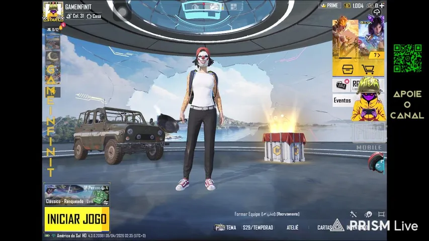 Transmissão ao vivo de gameinfinit