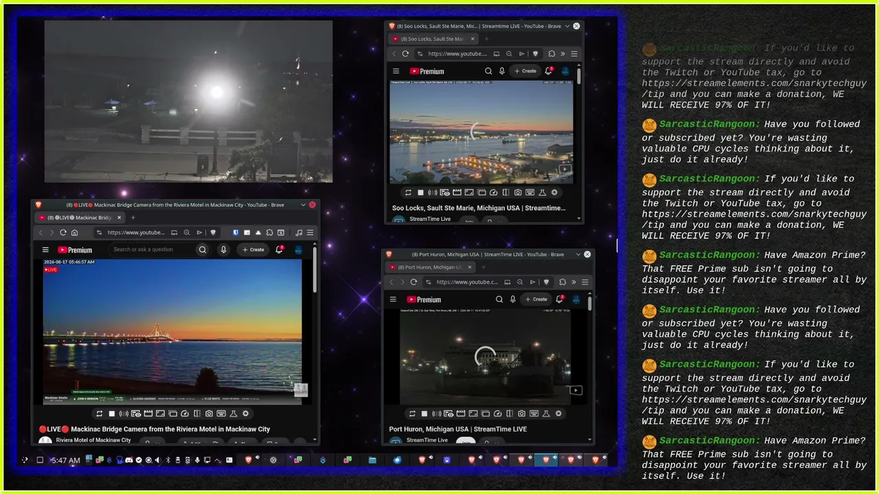 SnarkyTechGuy live