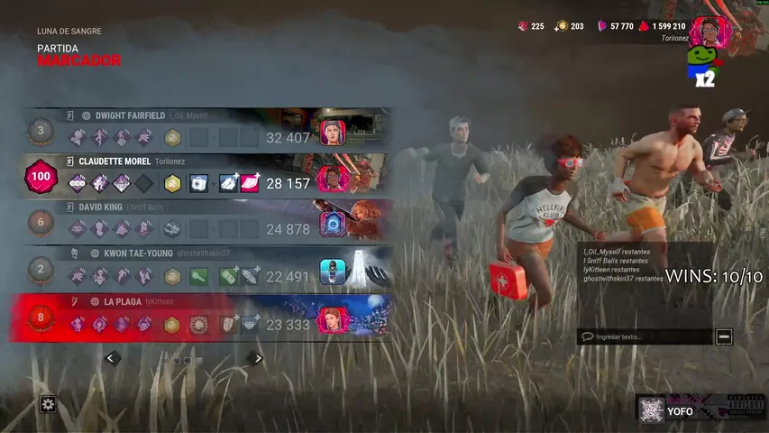 SOLO Q CHALLENGE | NO ME VOY HASTA ESCAPAR 10 PARTIDAS! | MAIN SURVI/KILLER 12.6K HORAS