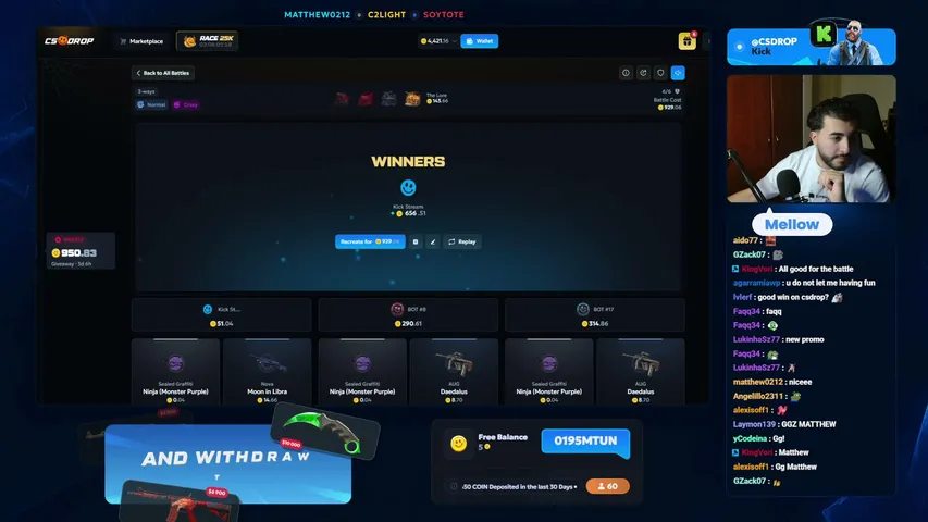 csdrop playing Slots & Casino - Live Casino Stream