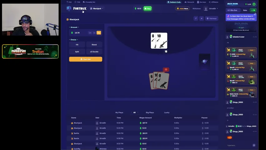 Trollian playing Slots & Casino - Live Casino Stream