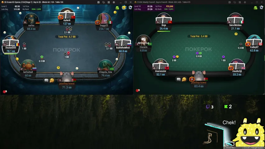 postfl0p-kowai playing Monopoly Poker - Live Casino Stream