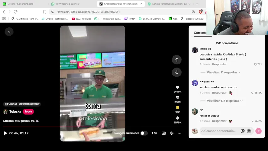 tcharles13 playing Just Chatting - Live Casino Stream