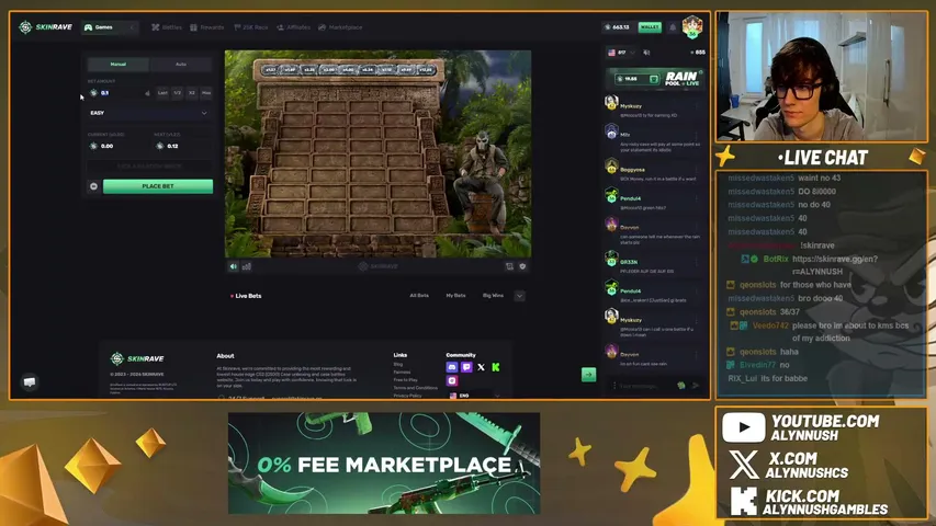 alynnushgambles playing Slots & Casino - Live Casino Stream